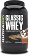 NutraBio Classic Whey Protein Powder - 25G Protein Per Scoop, No Fillers, Chocolate Milkshake Flavor, 2 Pounds