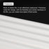 MECCANIXITY 10 Pcs Pure White Flower Wrapping Paper, 22.8"x22.8" Waterproof for DIY Crafts and Gift Packaging