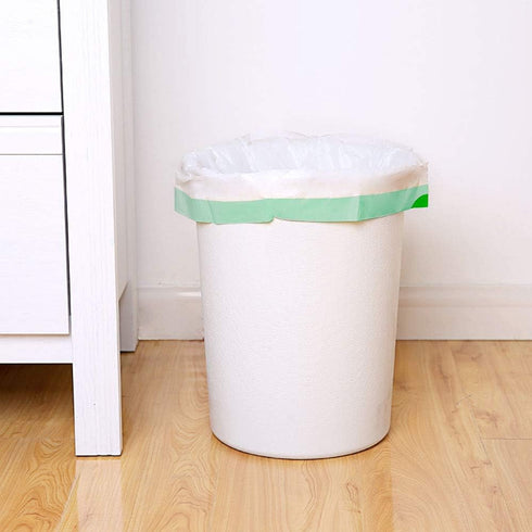 Heorryn 8 Bags-0.79 60 Count Gallon Drawstring Trash Mil Ultra Strong Medium Trash Can Liners for Kitchen/Office