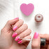 Ipetboom 100pcs Heart Shape Nail File Strips - Mini Buffer Block File for Toenails & Fingernails