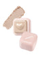 COLORGRAM Milk Bling Heartlighter 01 Peach Heart, Silky Smooth Creamy Highlighter for Natural Glow