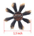 PERFEHAIR Small Round Hair Brush - Mini Round Boar Bristle Beard Brush for Thin or Short Hair