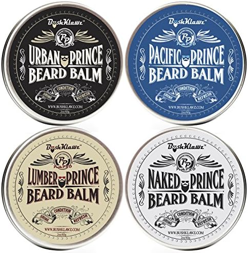 Lumber Prince Beard Balm Leave-in Conditioner, Premium Woodsy Musk Scent, 2 oz, Best Gift for Fathers