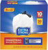 10 Gallon Drawstring Trash Bag, 0.9 Mil, 90 Counts for Convenient Trash Disposal and Organization