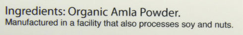 Organic Amla Powder 12 oz, 30 Servings Natural Vitamin C for Healthy Smoothies