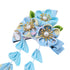 Japanese Style Women Flower Hair Clip, Tassel Hair Ornament, Kimono Decor Fabric Hanfu Hairpin
