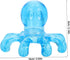rosenice 4X3.9X3.1 Inch Octopus Head Massager Handheld Scalp Massager for Relaxation and Lymphatic Massage Compact