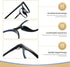 Dollger Blue Light Blocking Glasses, Vintage Round Frame Eyeglasses for Women Men, 2 Pack Transparent and Black