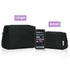 Large Black Makeup Bag - Zipper Pouch Travel Cosmetic Organizer for Women
