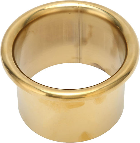 Stainless Steel Hair Dryer Holder Insert, Firm and Rust Proof Stand for Bathroom Hotel Hairdressing Salon (Gold)