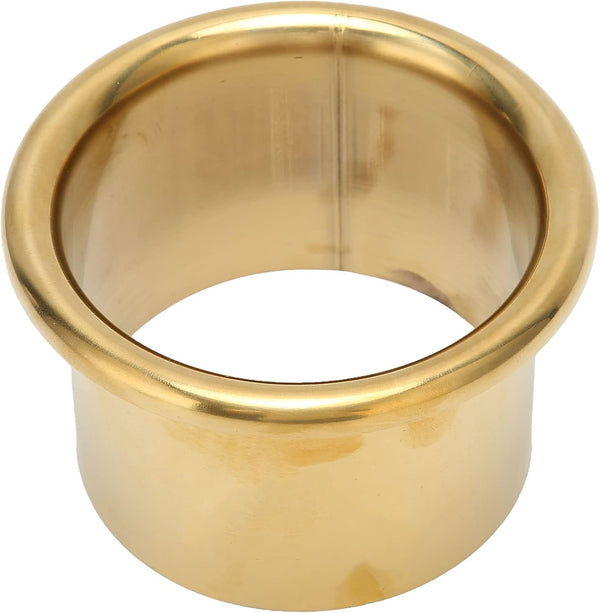 Stainless Steel Hair Dryer Holder Insert, Firm and Rust Proof Stand for Bathroom Hotel Hairdressing Salon (Gold)