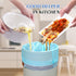 JOYEUX 4 Gallon Small Trash Bags - No-Tearing Drawstring Garbage Bags for Bathroom Kitchen, 60 Count
