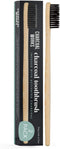 Charcoal Works Adult Charcoal Infused Bamboo Toothbrush, Natural, Pack of 2