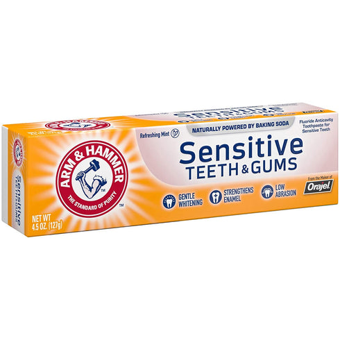 HAMMER 4.5 oz (Pack 6) ARM & Sensitive Teeth & Gums Toothpaste