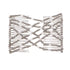 LOVEF 2pcs Fashion Magic Beaded Elasticity Double Hair Comb Clip - Stretchy Women Hair Accessories