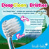 brush-baby WildOnes Kids Electric Rechargeable Toothbrush Bear - 1 Handle, 3 Brush Heads, USB Charging Cable (Ages 0-10)