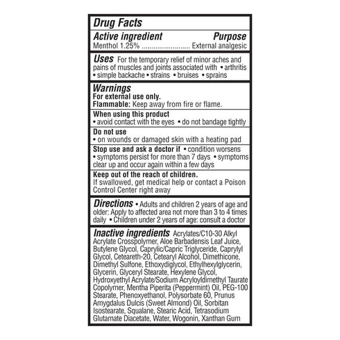 Fast-Acting Pain Relief Cream, 4 oz – Non-Greasy Formula for Arthritis Pain in Hand, Knee, Foot, Wrist Joints