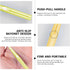 60PCS Oral Dental Hygiene Brush Tooth Cleaning Tool Soft Toothpick Interdental Brush for Braces