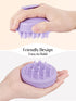 HEETA Updated Hair Shampoo Brush, Scalp Massager with Soft Silicone Bristles, Hair Care Tool for Women Men Kids,