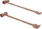 MAGICLULU Wooden Dual-use Massage Hammer 2pcs Set, Handheld Back Scraper and Body