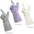 Cleanbear Rubber Gloves, Reusable Household Latex-Free Gloves for Dish Washing and Cleaning, 3 Pairs