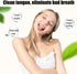 Tongue Brush and Scraper - 4 Pack Tongue Cleaner Helps Fight Bad Breath (Blue, Green, Orange, Red)