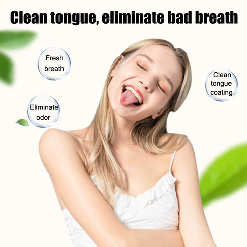 Tongue Scraper Brush - 3 Pack (Blue, Green, Red) | Helps Fight Bad Breath, Tongue Cleaner, Tongue Brushes