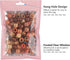 100 Resealable Mylar Bags with Clear Window, Smell Proof Foil Pouch Zip Bags for Food Storage, Pink, 3.14x5.11