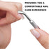 Pre-treatment Cuticle Pusher, Dual Ended Cuticle Remover with 100/180 Grit Sandpaper Sheets for Nail Care and Prep