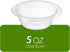 PLASTICPRO 40 Pack Clear Plastic Soup Bowls, 5 oz Durable Disposable Small Bowls for Parties, Events, BBQ