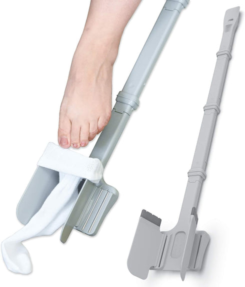 Sock Ox Adjustable Sock Aid Device by Easy To Use Products for Seniors, Travel-Friendly, Built-in Shoe Horn, 36 Inches