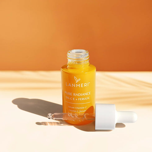 Vitamin C Face Serum - CE Ferulic Facial Serum with 15% Pure L-Ascorbic Acid, Anti Aging Skin Brightening Serum 30ml