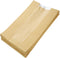 STAHAD 100Pcs Kraft Paper Bread Bags with Window Large Oil-Resistant Toast Packaging Bags