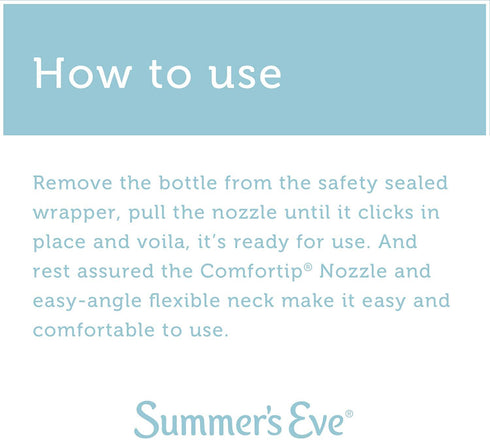 Summer's 2 (Pack 4) Eve Extra Cleansing Vinegar & Water Douche Ct