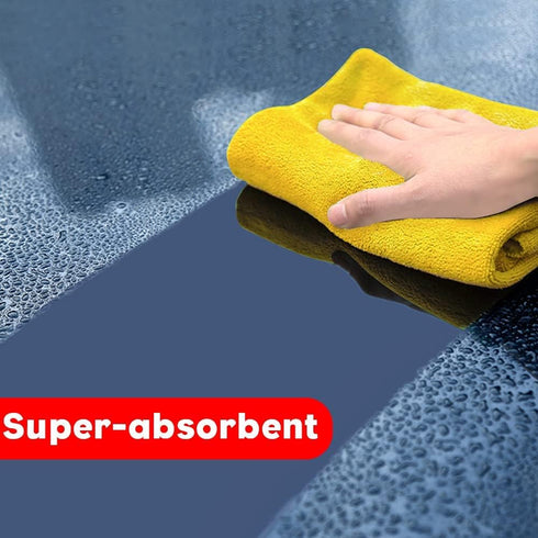 Microfiber Cloth 6-Pack Cleaning Rags - Absorbent Lint Free Cloth for House, Kitchen, Car, Glass & More - 12"x12",
