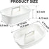 TOPZEA 2 Pack Cleaning Supplies Caddy, Large Plastic Cleaning Supply Organizer Bucket with Handle Portable Housekeeping Shower Tote Caddy Under Sink Tool Storage Baskets for Dorm, Bathroom, Kitchen by TOPZEA