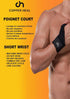 COPPER HEAL Short WRIST Brace Compression Sleeve, Adjustable Bandage for Carpal Tunnel, Right & Left Hands