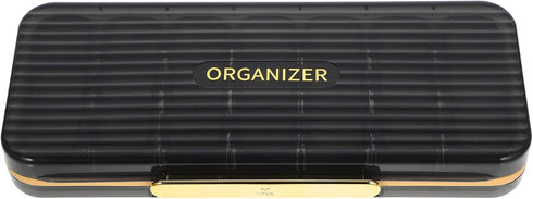 HAMPPLIES 21-Compartment Weekly Pill Organizer Large Capacity Removable Morning and Evening Medicine Dispenser