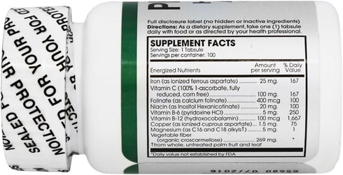 Perque Hematin Anemia Guard - 100 Count