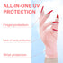 NXJ INFILILA UV Gloves for Nails, Professional Anti UV Light Gloves for Gel Manicure, UPF 99+ Protection, Fingerless