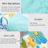 Dishwashing Rubber Gloves 3 Pairs - Aixingyun Non-Slip Household Kitchen Cleaning Gloves, Reusable PU