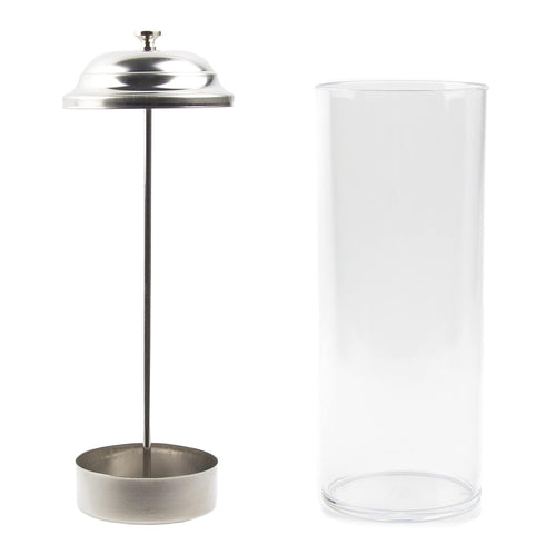 Shatterproof Acrylic Salon Disinfectant Jar, Barber Alcohol Sterilizer Jar for Cleaning Supplies