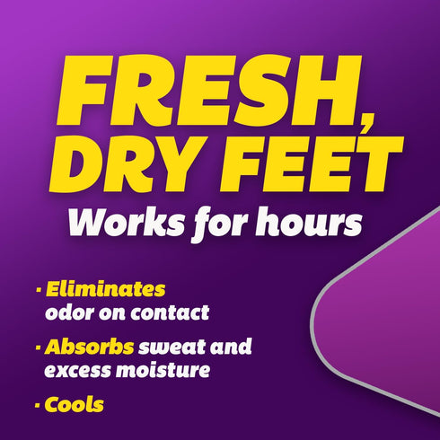 SILKA Odor Fighting Foot Powder & Shoe Deodorizer, 6 Oz, with Corn Starch Powder and Cooling Beads