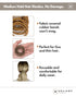 Heliums Thin Hair Elastics, Dark Brown 2mm Ties for Thin Hair, 1.75 Inch, 40 Count