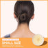 YaFex Hair Bun Maker Set, 3 Pieces (Small, Medium, Large), 6 Hair Elastics, 1 Bag Hairpins, Blonde