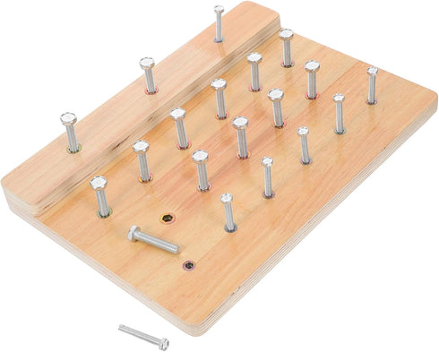 UPKOCH Finger Rehabilitation Tools Hand Therapy Toys Wooden Therapy Board for Strength