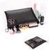 Patu Zipper Mesh Bags, Pack of 4 (S/M/L & Long Pouch) for Beauty Makeup Cosmetic Accessories Organizer