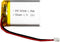 503040 3.7v 500mAh Lithium Polymer Rechargeable Battery with JST Connector for Household Appliances