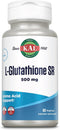 KAL L-Glutathione SR - Reduced Glutathione Supplement, High Absorption Antioxidant, 60 VegCaps