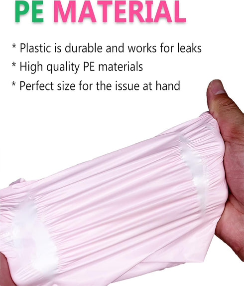 Sanitary Napkin Disposal Bags - Feminine Hygiene Disposal Bags for Tampons and Pads, 100 Pcs Pink